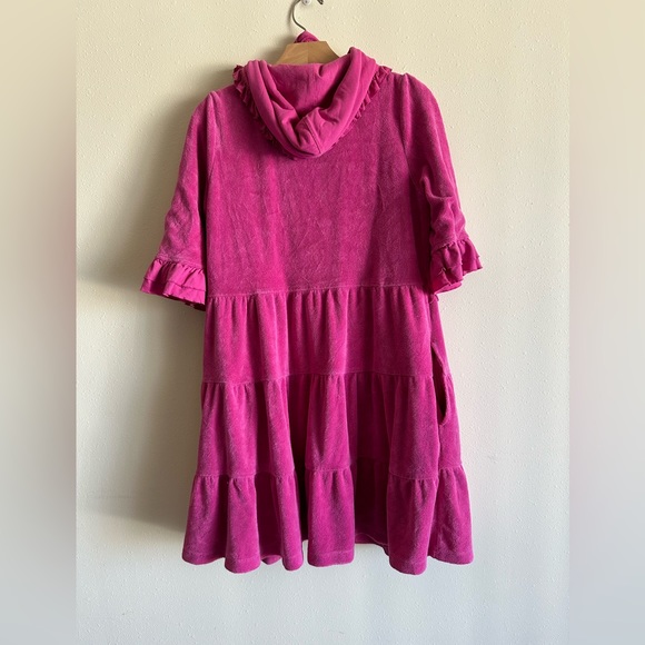 Vintage Y2K Juicy Couture Pink Ruffle Robe - Picture 3 of 5